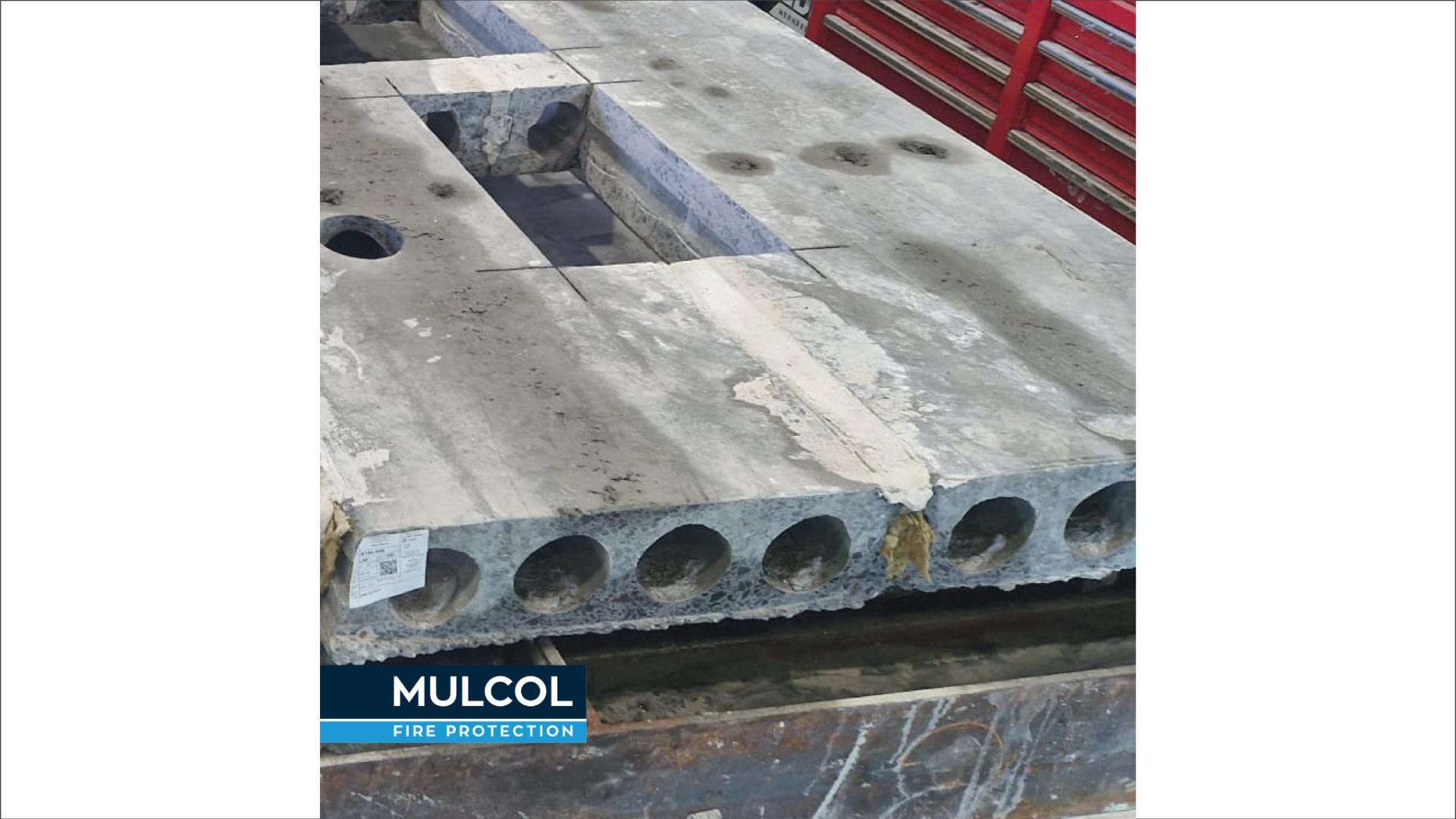 New test: Hollow concrecte floors