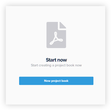 Create a Project Book for the first time